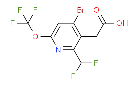 AM42053 | 1806078-12-5 | 4-Bromo-2-(difluoromethyl)-6-(trifluoromethoxy)pyridine-3-acetic acid