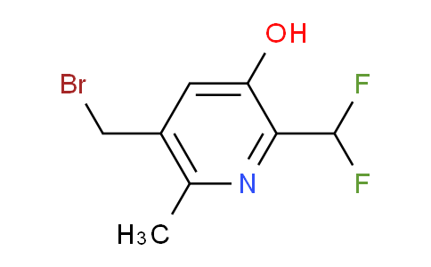 5-(Bromomethyl)-2-(difluoromethyl)-3-hydroxy-6-methylpyridine