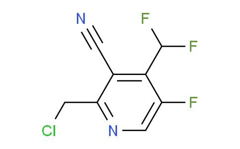 2-(Chloromethyl)-3-cyano-4-(difluoromethyl)-5-fluoropyridine