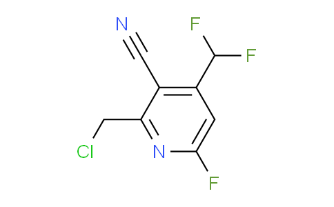 AM42072 | 1806843-71-9 | 2-(Chloromethyl)-3-cyano-4-(difluoromethyl)-6-fluoropyridine