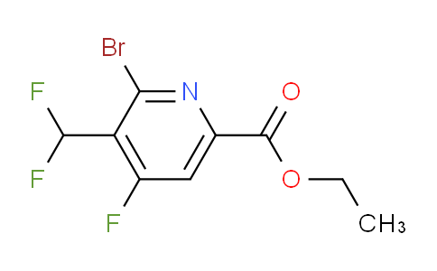 AM42077 | 1804883-52-0 | Ethyl 2-bromo-3-(difluoromethyl)-4-fluoropyridine-6-carboxylate