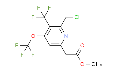 AM42078 | 1804365-95-4 | Methyl 2-(chloromethyl)-4-(trifluoromethoxy)-3-(trifluoromethyl)pyridine-6-acetate