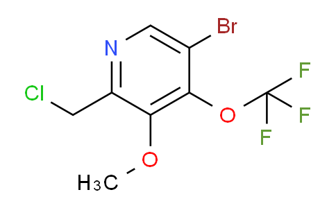 5-Bromo-2-(chloromethyl)-3-methoxy-4-(trifluoromethoxy)pyridine