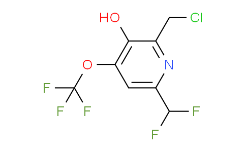 2-(Chloromethyl)-6-(difluoromethyl)-3-hydroxy-4-(trifluoromethoxy)pyridine