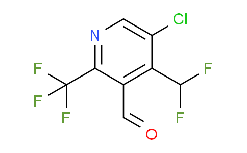 5-Chloro-4-(difluoromethyl)-2-(trifluoromethyl)pyridine-3-carboxaldehyde