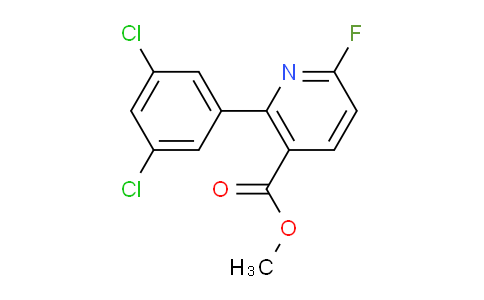 Methyl 2-(3,5-dichlorophenyl)-6-fluoronicotinate