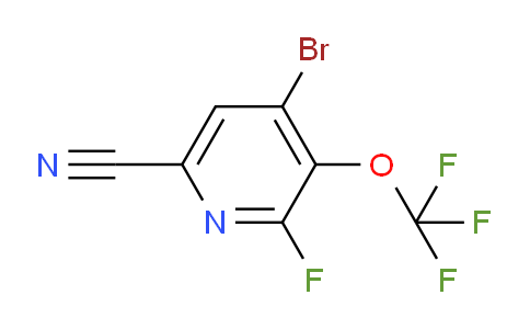 AM42111 | 1806171-32-3 | 4-Bromo-6-cyano-2-fluoro-3-(trifluoromethoxy)pyridine