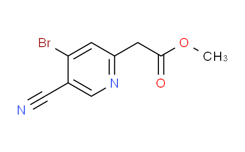 Methyl 4-bromo-5-cyanopyridine-2-acetate