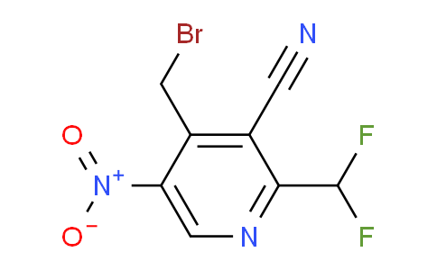 4-(Bromomethyl)-3-cyano-2-(difluoromethyl)-5-nitropyridine