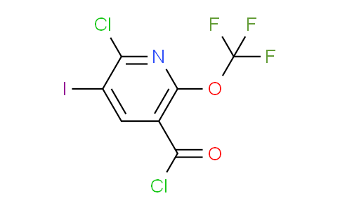 2-Chloro-3-iodo-6-(trifluoromethoxy)pyridine-5-carbonyl chloride
