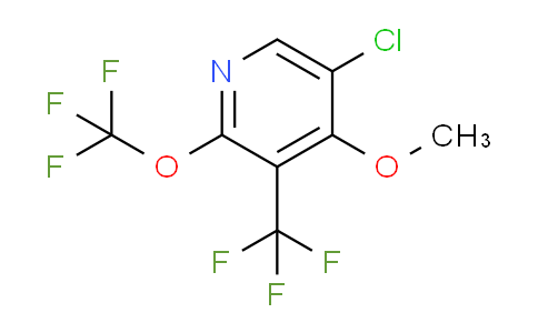 AM42182 | 1806230-13-6 | 5-Chloro-4-methoxy-2-(trifluoromethoxy)-3-(trifluoromethyl)pyridine