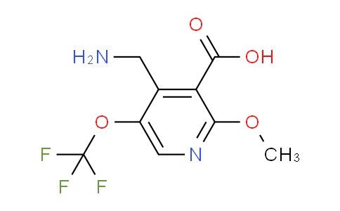 AM42184 | 1805146-46-6 | 4-(Aminomethyl)-2-methoxy-5-(trifluoromethoxy)pyridine-3-carboxylic acid