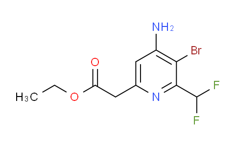 AM42195 | 1806790-05-5 | Ethyl 4-amino-3-bromo-2-(difluoromethyl)pyridine-6-acetate