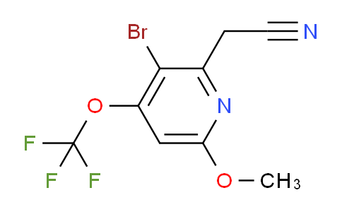 AM42206 | 1806221-37-3 | 3-Bromo-6-methoxy-4-(trifluoromethoxy)pyridine-2-acetonitrile