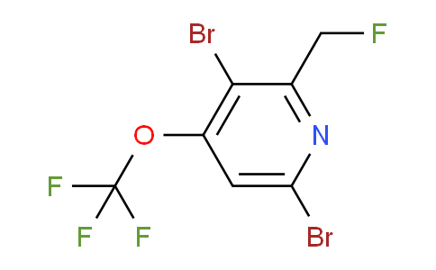 AM42223 | 1805988-36-6 | 3,6-Dibromo-2-(fluoromethyl)-4-(trifluoromethoxy)pyridine