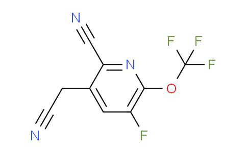 AM42231 | 1804663-25-9 | 2-Cyano-5-fluoro-6-(trifluoromethoxy)pyridine-3-acetonitrile