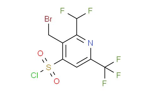 AM42232 | 1361801-99-1 | 3-(Bromomethyl)-2-(difluoromethyl)-6-(trifluoromethyl)pyridine-4-sulfonyl chloride