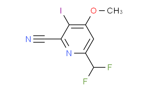 AM42255 | 1805377-91-6 | 2-Cyano-6-(difluoromethyl)-3-iodo-4-methoxypyridine