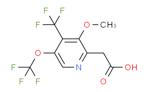 AM42263 | 1806173-93-2 | 3-Methoxy-5-(trifluoromethoxy)-4-(trifluoromethyl)pyridine-2-acetic acid