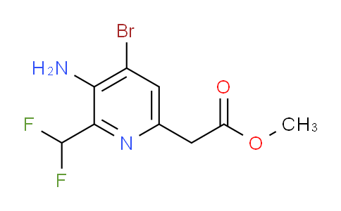 AM42290 | 1805093-60-0 | Methyl 3-amino-4-bromo-2-(difluoromethyl)pyridine-6-acetate