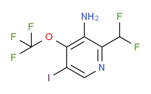 AM42293 | 1803440-89-2 | 3-Amino-2-(difluoromethyl)-5-iodo-4-(trifluoromethoxy)pyridine