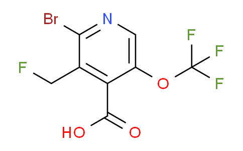 AM42296 | 1803528-60-0 | 2-Bromo-3-(fluoromethyl)-5-(trifluoromethoxy)pyridine-4-carboxylic acid