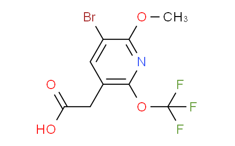 AM42305 | 1804398-10-4 | 3-Bromo-2-methoxy-6-(trifluoromethoxy)pyridine-5-acetic acid