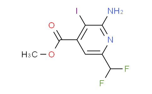 AM42306 | 1805138-82-2 | Methyl 2-amino-6-(difluoromethyl)-3-iodopyridine-4-carboxylate