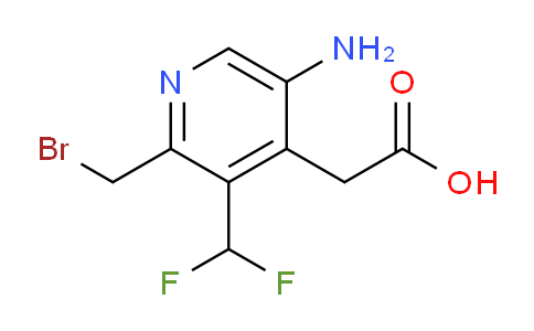 AM42308 | 1805228-69-6 | 5-Amino-2-(bromomethyl)-3-(difluoromethyl)pyridine-4-acetic acid