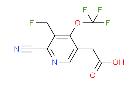 AM42326 | 1806114-22-6 | 2-Cyano-3-(fluoromethyl)-4-(trifluoromethoxy)pyridine-5-acetic acid
