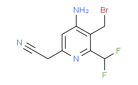 AM42336 | 1803689-32-8 | 4-Amino-3-(bromomethyl)-2-(difluoromethyl)pyridine-6-acetonitrile