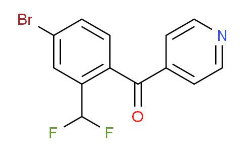 AM42345 | 1261655-53-1 | 4-(4-Bromo-2-(difluoromethyl)benzoyl)pyridine