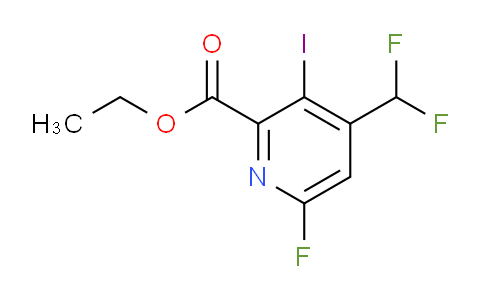 AM42358 | 1805053-04-6 | Ethyl 4-(difluoromethyl)-6-fluoro-3-iodopyridine-2-carboxylate