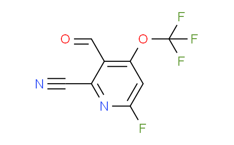 AM42362 | 1804472-12-5 | 2-Cyano-6-fluoro-4-(trifluoromethoxy)pyridine-3-carboxaldehyde