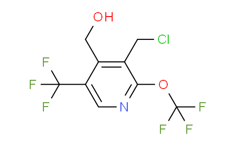 AM42365 | 1806775-87-0 | 3-(Chloromethyl)-2-(trifluoromethoxy)-5-(trifluoromethyl)pyridine-4-methanol