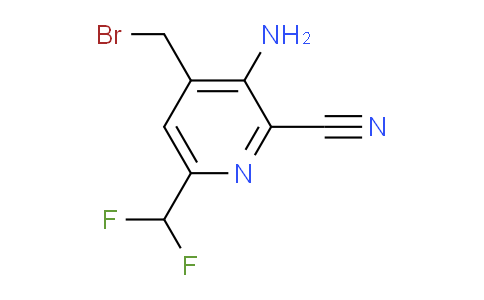 AM42372 | 1805928-76-0 | 3-Amino-4-(bromomethyl)-2-cyano-6-(difluoromethyl)pyridine