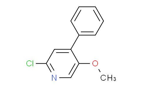 AM42377 | 1807273-18-2 | 2-Chloro-5-methoxy-4-phenylpyridine