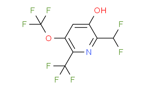 AM42389 | 1804477-11-9 | 2-(Difluoromethyl)-3-hydroxy-5-(trifluoromethoxy)-6-(trifluoromethyl)pyridine