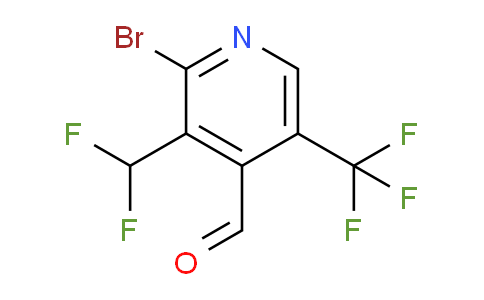 AM42393 | 1805261-16-8 | 2-Bromo-3-(difluoromethyl)-5-(trifluoromethyl)pyridine-4-carboxaldehyde