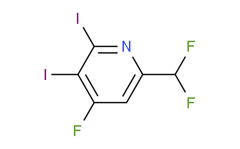 6-(Difluoromethyl)-2,3-diiodo-4-fluoropyridine