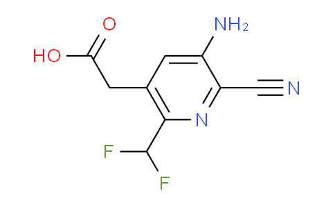 AM42417 | 1805348-80-4 | 3-Amino-2-cyano-6-(difluoromethyl)pyridine-5-acetic acid