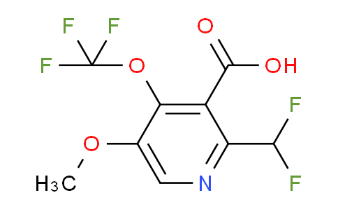 AM42421 | 1806255-17-3 | 2-(Difluoromethyl)-5-methoxy-4-(trifluoromethoxy)pyridine-3-carboxylic acid