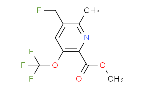 Methyl 3-(fluoromethyl)-2-methyl-5-(trifluoromethoxy)pyridine-6-carboxylate