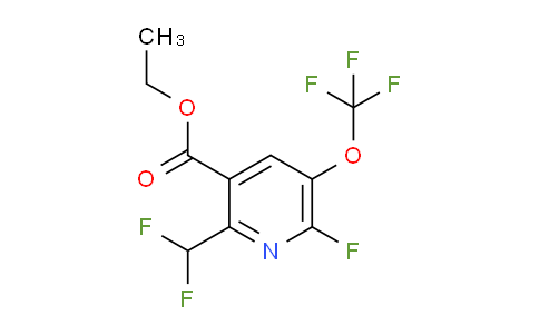 AM42456 | 1806264-86-7 | Ethyl 2-(difluoromethyl)-6-fluoro-5-(trifluoromethoxy)pyridine-3-carboxylate