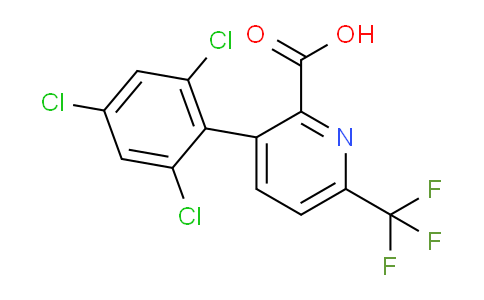 3-(2,4,6-Trichlorophenyl)-6-(trifluoromethyl)picolinic acid