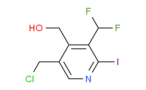 5-(Chloromethyl)-3-(difluoromethyl)-2-iodopyridine-4-methanol
