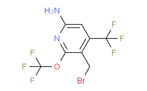 6-Amino-3-(bromomethyl)-2-(trifluoromethoxy)-4-(trifluoromethyl)pyridine