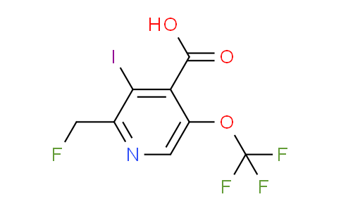AM42502 | 1804635-97-9 | 2-(Fluoromethyl)-3-iodo-5-(trifluoromethoxy)pyridine-4-carboxylic acid