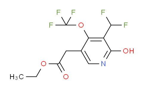 AM42507 | 1804829-76-2 | Ethyl 3-(difluoromethyl)-2-hydroxy-4-(trifluoromethoxy)pyridine-5-acetate