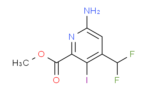 AM42535 | 1804514-89-3 | Methyl 6-amino-4-(difluoromethyl)-3-iodopyridine-2-carboxylate